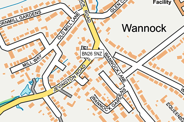 BN26 5NZ map - OS OpenMap – Local (Ordnance Survey) BN26 5NZ map - OS OpenMap – Local (Ordnance Survey)