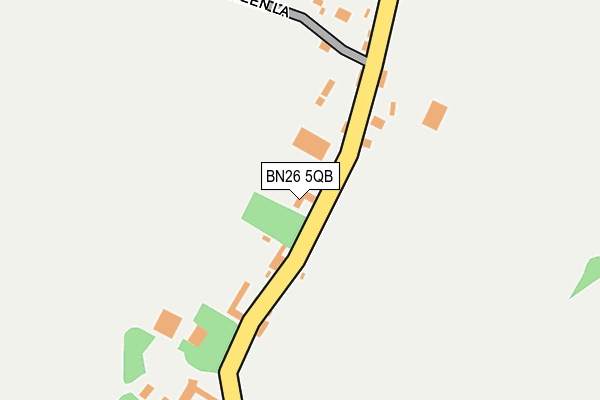 BN26 5QB map - OS OpenMap – Local (Ordnance Survey) BN26 5QB map - OS OpenMap – Local (Ordnance Survey)