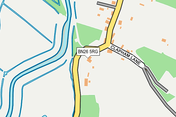BN26 5RG map - OS OpenMap – Local (Ordnance Survey) BN26 5RG map - OS OpenMap – Local (Ordnance Survey)