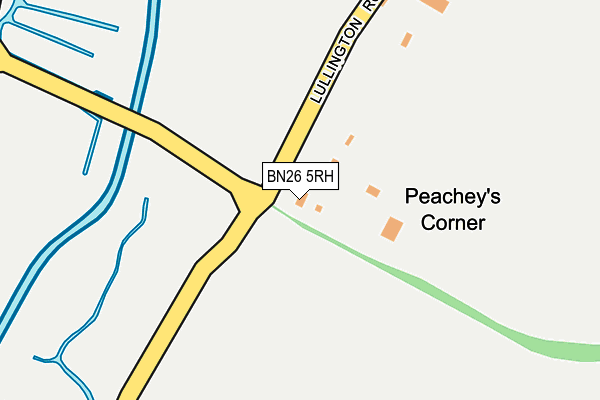 BN26 5RH map - OS OpenMap – Local (Ordnance Survey) BN26 5RH map - OS OpenMap – Local (Ordnance Survey)