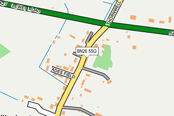 BN26 5SQ map - OS OpenMap – Local (Ordnance Survey) BN26 5SQ map - OS OpenMap – Local (Ordnance Survey)