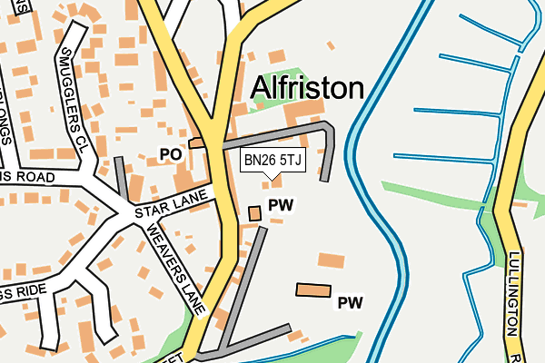 BN26 5TJ map - OS OpenMap – Local (Ordnance Survey) BN26 5TJ map - OS OpenMap – Local (Ordnance Survey)