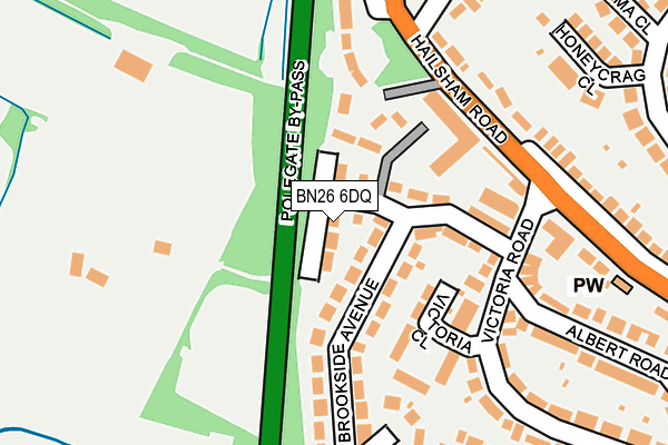 BN26 6DQ map - OS OpenMap – Local (Ordnance Survey) BN26 6DQ map - OS OpenMap – Local (Ordnance Survey)