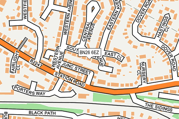 BN26 6EZ map - OS OpenMap – Local (Ordnance Survey) BN26 6EZ map - OS OpenMap – Local (Ordnance Survey)