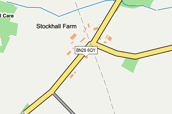 BN26 6QY map - OS OpenMap – Local (Ordnance Survey)