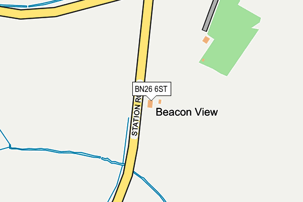 BN26 6ST map - OS OpenMap – Local (Ordnance Survey) BN26 6ST map - OS OpenMap – Local (Ordnance Survey)