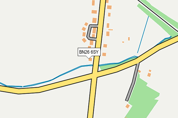 BN26 6SY map - OS OpenMap – Local (Ordnance Survey) BN26 6SY map - OS OpenMap – Local (Ordnance Survey)
