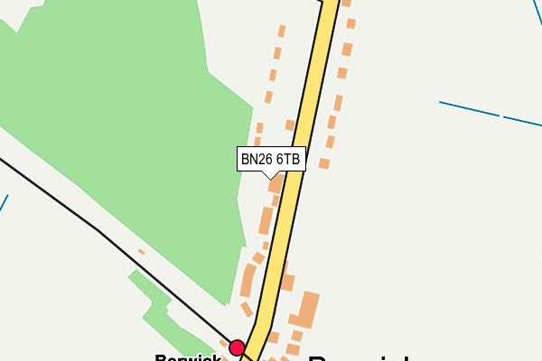 BN26 6TB map - OS OpenMap – Local (Ordnance Survey) BN26 6TB map - OS OpenMap – Local (Ordnance Survey)