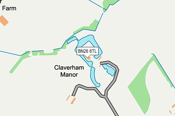 BN26 6TL map - OS OpenMap – Local (Ordnance Survey) BN26 6TL map - OS OpenMap – Local (Ordnance Survey)