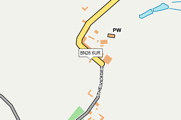 BN26 6UR map - OS OpenMap – Local (Ordnance Survey) BN26 6UR map - OS OpenMap – Local (Ordnance Survey)