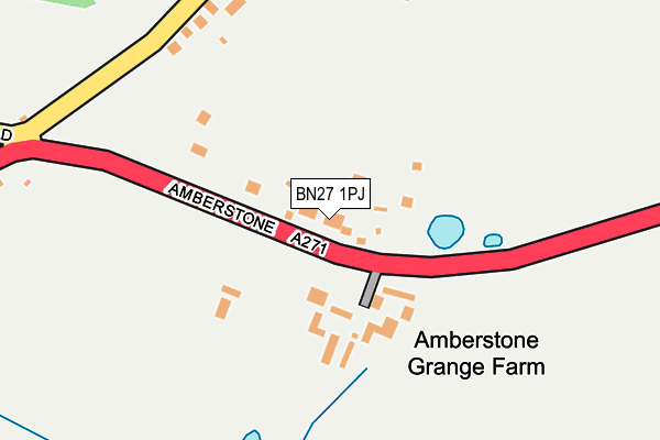BN27 1PJ map - OS OpenMap – Local (Ordnance Survey) BN27 1PJ map - OS OpenMap – Local (Ordnance Survey)