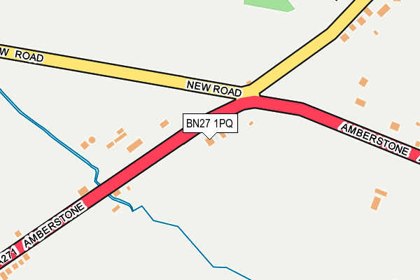 BN27 1PQ map - OS OpenMap – Local (Ordnance Survey) BN27 1PQ map - OS OpenMap – Local (Ordnance Survey)