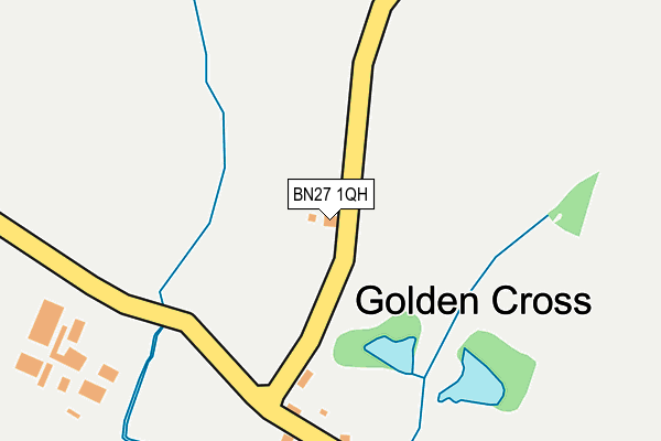 BN27 1QH map - OS OpenMap – Local (Ordnance Survey)