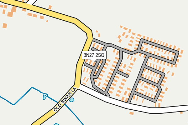 BN27 2SQ map - OS OpenMap – Local (Ordnance Survey) BN27 2SQ map - OS OpenMap – Local (Ordnance Survey)