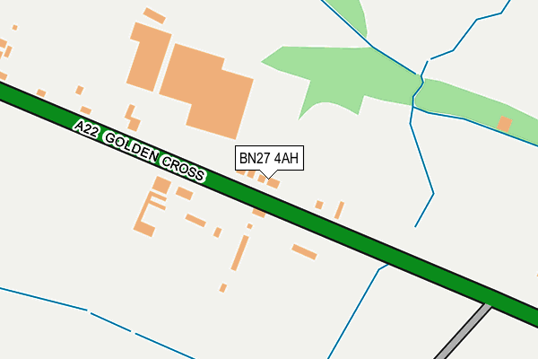 BN27 4AH map - OS OpenMap – Local (Ordnance Survey) BN27 4AH map - OS OpenMap – Local (Ordnance Survey)