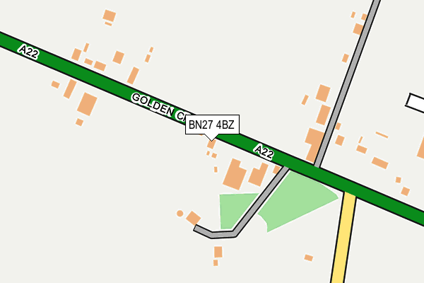 BN27 4BZ map - OS OpenMap – Local (Ordnance Survey) BN27 4BZ map - OS OpenMap – Local (Ordnance Survey)