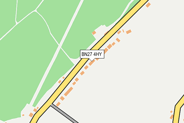 BN27 4HY map - OS OpenMap – Local (Ordnance Survey) BN27 4HY map - OS OpenMap – Local (Ordnance Survey)