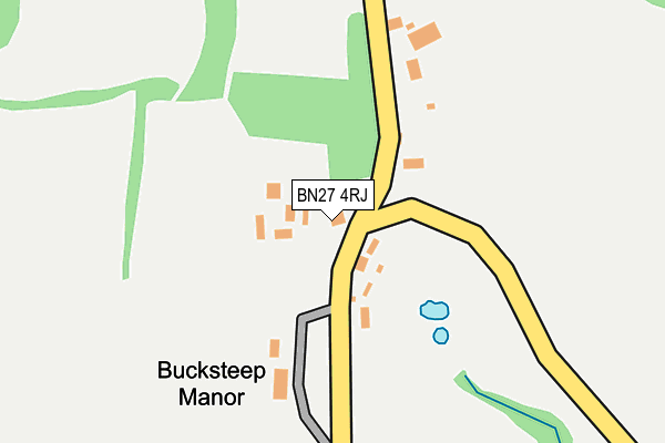 BN27 4RJ map - OS OpenMap – Local (Ordnance Survey) BN27 4RJ map - OS OpenMap – Local (Ordnance Survey)