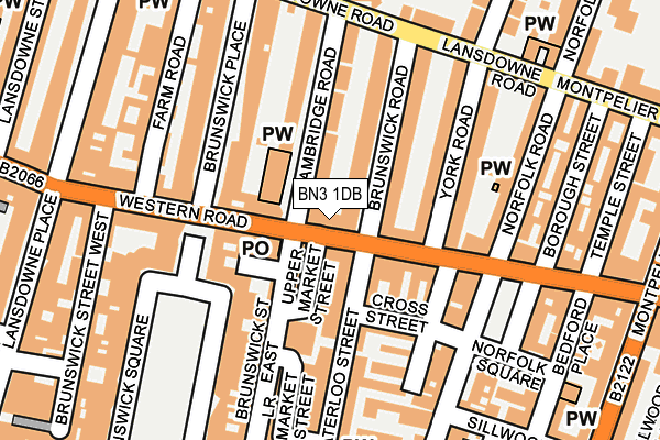 BN3 1DB map - OS OpenMap – Local (Ordnance Survey) BN3 1DB map - OS OpenMap – Local (Ordnance Survey)