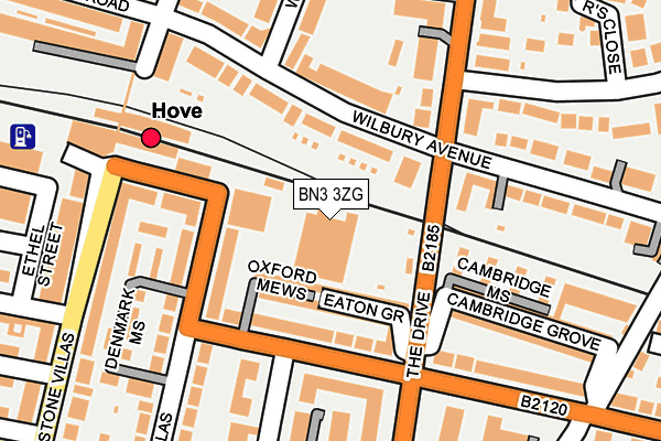 BN3 3ZG map - OS OpenMap – Local (Ordnance Survey) BN3 3ZG map - OS OpenMap – Local (Ordnance Survey)
