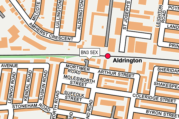 BN3 5EX map - OS OpenMap – Local (Ordnance Survey) BN3 5EX map - OS OpenMap – Local (Ordnance Survey)