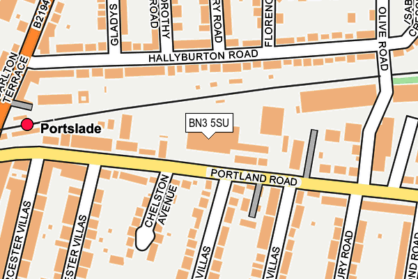 BN3 5SU map - OS OpenMap – Local (Ordnance Survey) BN3 5SU map - OS OpenMap – Local (Ordnance Survey)