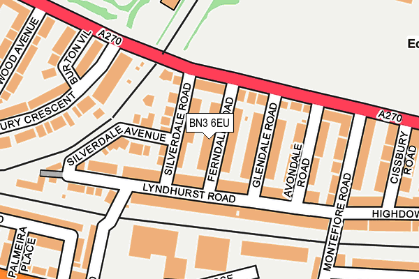 BN3 6EU map - OS OpenMap – Local (Ordnance Survey) BN3 6EU map - OS OpenMap – Local (Ordnance Survey)
