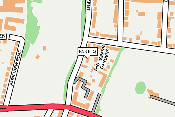 BN3 6LQ map - OS OpenMap – Local (Ordnance Survey) BN3 6LQ map - OS OpenMap – Local (Ordnance Survey)