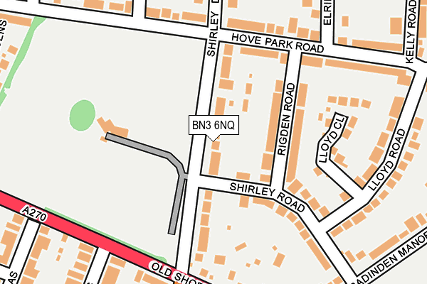 BN3 6NQ map - OS OpenMap – Local (Ordnance Survey) BN3 6NQ map - OS OpenMap – Local (Ordnance Survey)