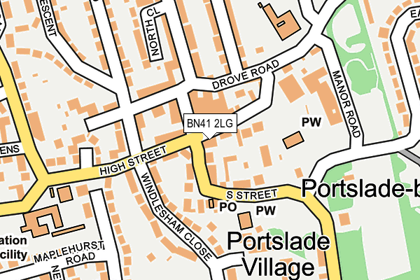 BN41 2LG map - OS OpenMap – Local (Ordnance Survey) BN41 2LG map - OS OpenMap – Local (Ordnance Survey)