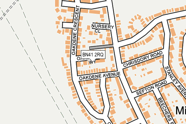 BN41 2RQ map - OS OpenMap – Local (Ordnance Survey) BN41 2RQ map - OS OpenMap – Local (Ordnance Survey)