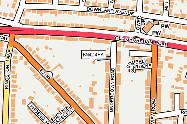 BN42 4HA map - OS OpenMap – Local (Ordnance Survey) BN42 4HA map - OS OpenMap – Local (Ordnance Survey)