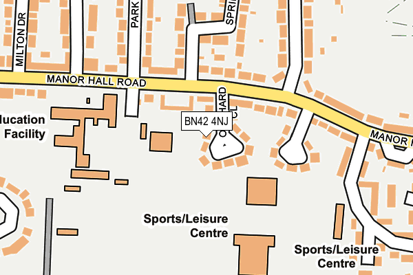 BN42 4NJ map - OS OpenMap – Local (Ordnance Survey) BN42 4NJ map - OS OpenMap – Local (Ordnance Survey)