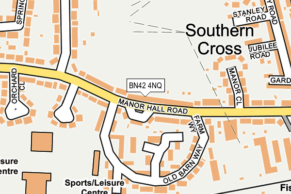 BN42 4NQ map - OS OpenMap – Local (Ordnance Survey) BN42 4NQ map - OS OpenMap – Local (Ordnance Survey)