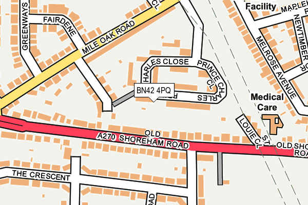 BN42 4PQ map - OS OpenMap – Local (Ordnance Survey) BN42 4PQ map - OS OpenMap – Local (Ordnance Survey)