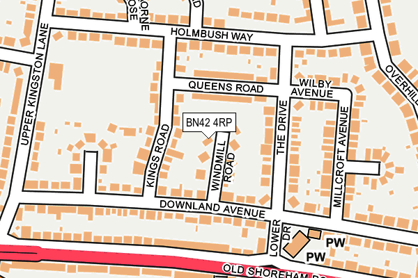 BN42 4RP map - OS OpenMap – Local (Ordnance Survey) BN42 4RP map - OS OpenMap – Local (Ordnance Survey)