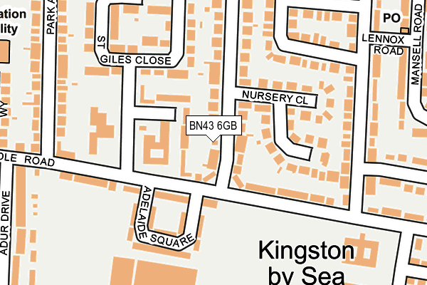 BN43 6GB map - OS OpenMap – Local (Ordnance Survey) BN43 6GB map - OS OpenMap – Local (Ordnance Survey)