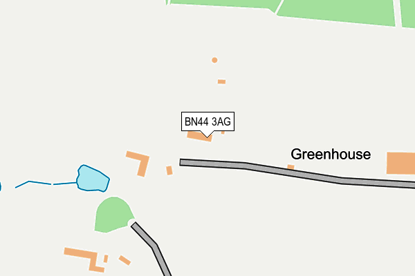 BN44 3AG map - OS OpenMap – Local (Ordnance Survey) BN44 3AG map - OS OpenMap – Local (Ordnance Survey)