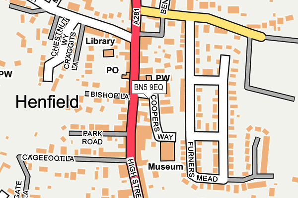 BN5 9EQ map - OS OpenMap – Local (Ordnance Survey) BN5 9EQ map - OS OpenMap – Local (Ordnance Survey)