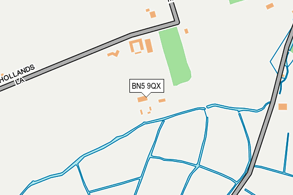 BN5 9QX map - OS OpenMap – Local (Ordnance Survey) BN5 9QX map - OS OpenMap – Local (Ordnance Survey)