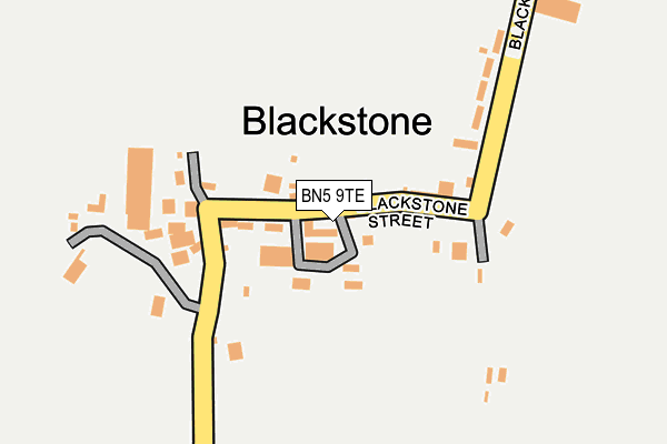 BN5 9TE map - OS OpenMap – Local (Ordnance Survey) BN5 9TE map - OS OpenMap – Local (Ordnance Survey)