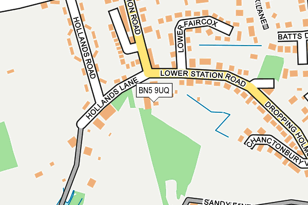 BN5 9UQ map - OS OpenMap – Local (Ordnance Survey) BN5 9UQ map - OS OpenMap – Local (Ordnance Survey)