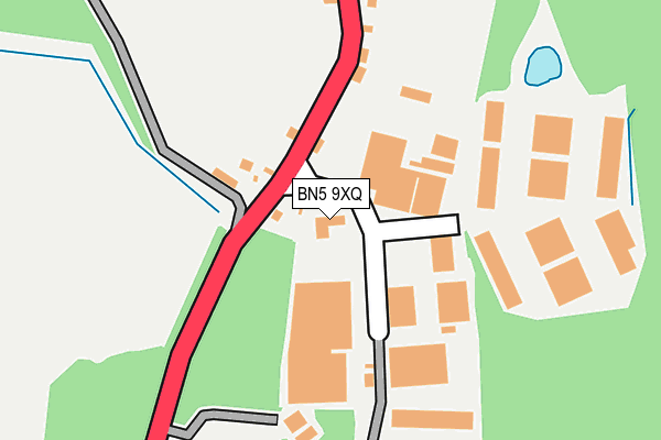 BN5 9XQ map - OS OpenMap – Local (Ordnance Survey) BN5 9XQ map - OS OpenMap – Local (Ordnance Survey)