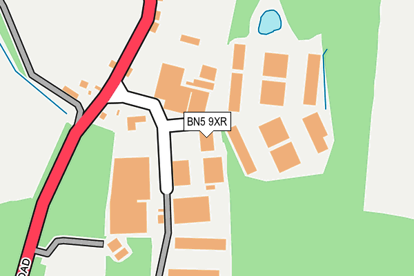 BN5 9XR map - OS OpenMap – Local (Ordnance Survey) BN5 9XR map - OS OpenMap – Local (Ordnance Survey)