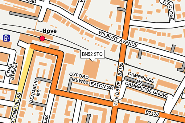 BN52 9TQ map - OS OpenMap – Local (Ordnance Survey) BN52 9TQ map - OS OpenMap – Local (Ordnance Survey)