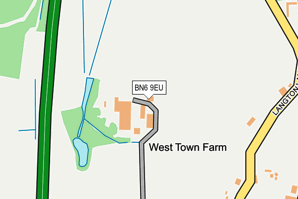 BN6 9EU map - OS OpenMap – Local (Ordnance Survey) BN6 9EU map - OS OpenMap – Local (Ordnance Survey)