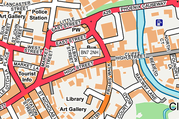 BN7 2NH map - OS OpenMap – Local (Ordnance Survey) BN7 2NH map - OS OpenMap – Local (Ordnance Survey)