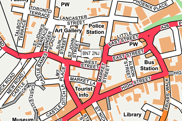 BN7 2NJ map - OS OpenMap – Local (Ordnance Survey) BN7 2NJ map - OS OpenMap – Local (Ordnance Survey)