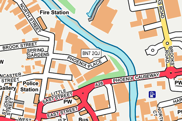 BN7 2QJ map - OS OpenMap – Local (Ordnance Survey) BN7 2QJ map - OS OpenMap – Local (Ordnance Survey)