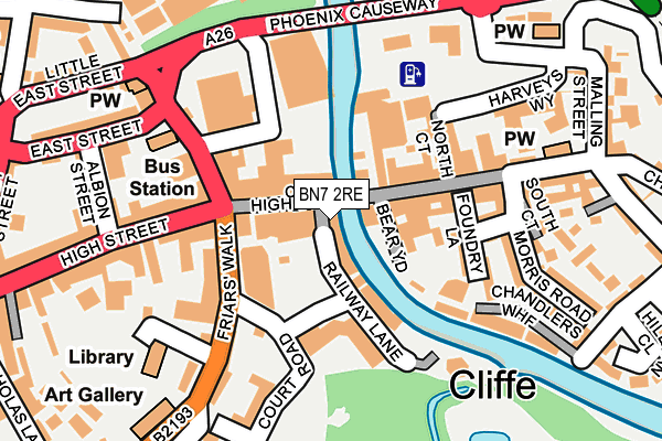 BN7 2RE map - OS OpenMap – Local (Ordnance Survey) BN7 2RE map - OS OpenMap – Local (Ordnance Survey)